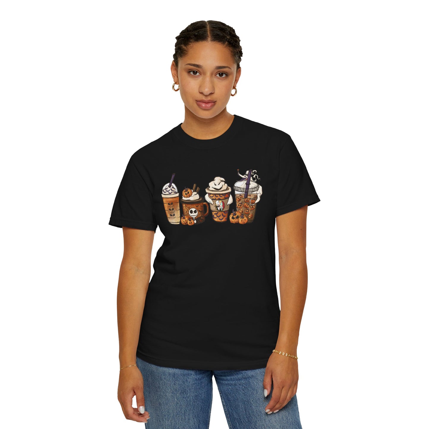 Nightmare Before Christmas Unisex T-shirt - Coffee Theme
