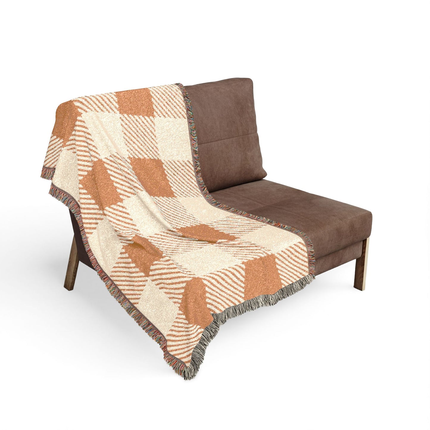 Buffalo Check Woven Blanket — Cozy Plaid Throw for Living Room, Cabin & Gift