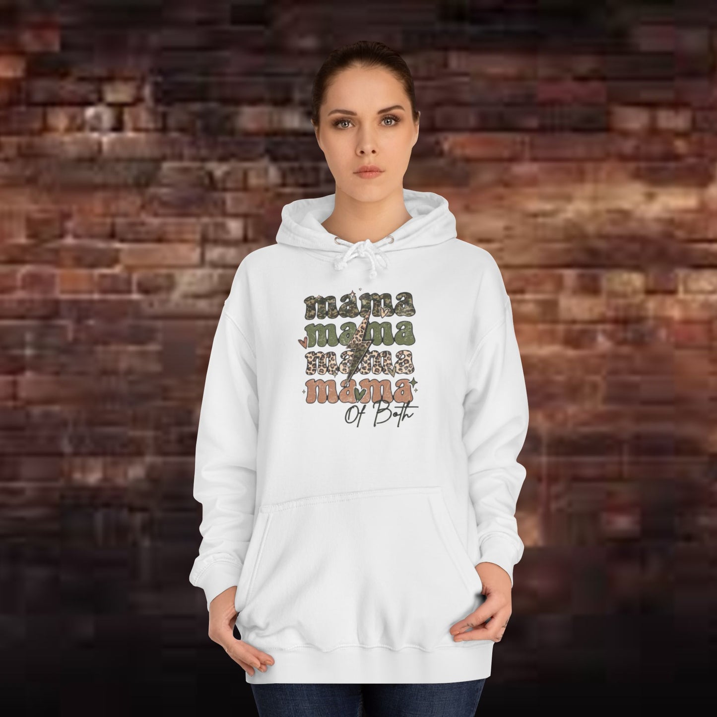 'mama' College Hoodie for Mothers