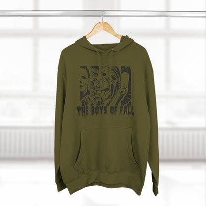 Spooky Boys of Fall Design Fleece Hoodie