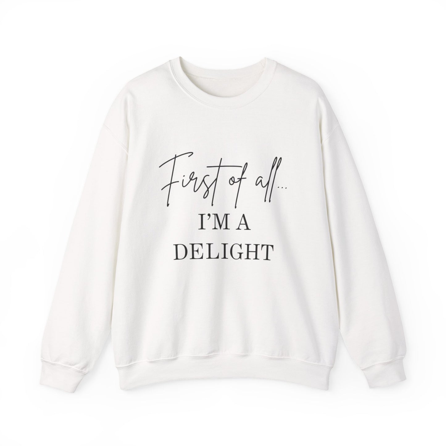 First of all… I’m a Delight Cozy Graphic Pullover