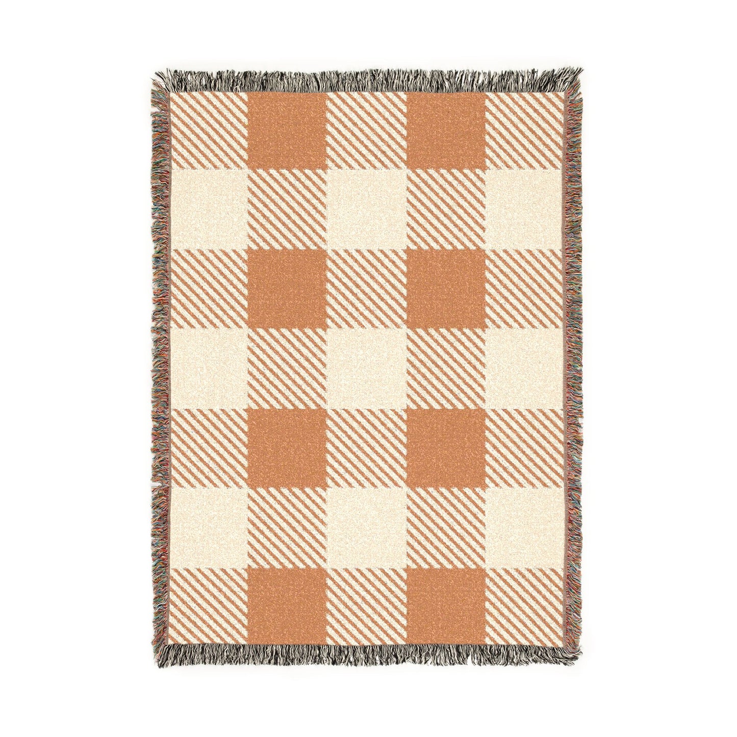 Buffalo Check Woven Blanket — Cozy Plaid Throw for Living Room, Cabin & Gift