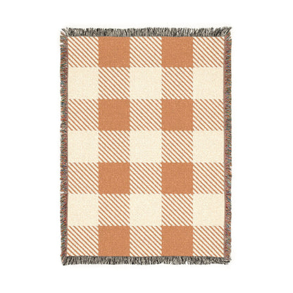 Buffalo Check Woven Blanket — Cozy Plaid Throw for Living Room, Cabin & Gift