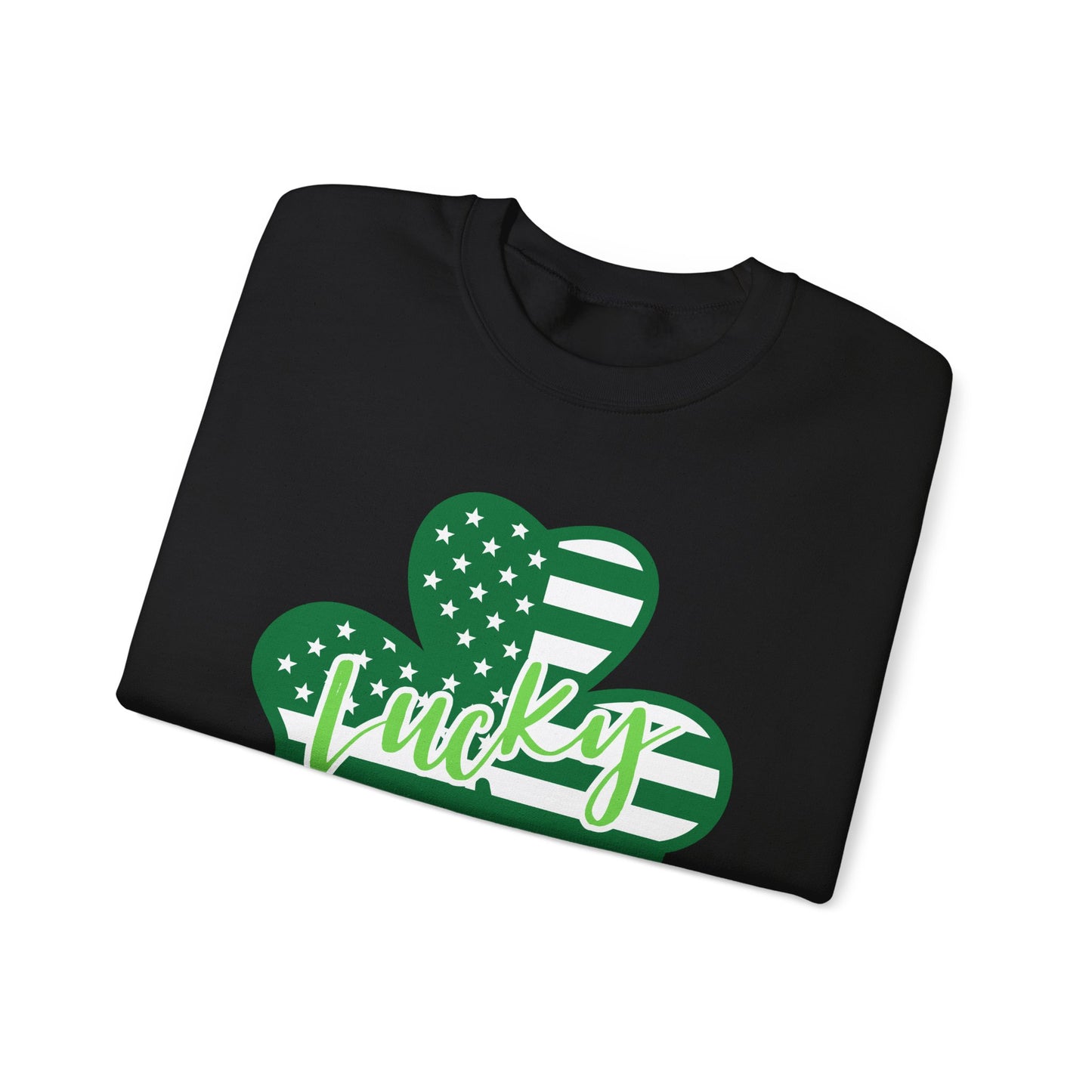 Lucky Shamrock Crewneck Sweatshirt