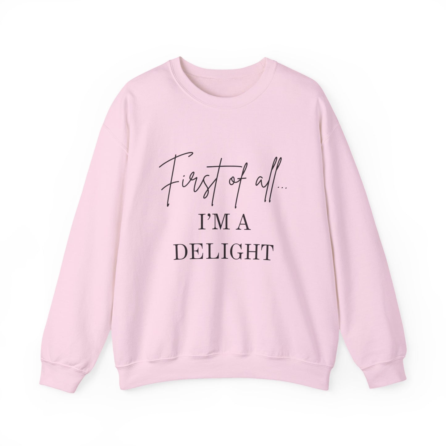 First of all… I’m a Delight Cozy Graphic Pullover