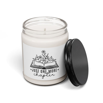 Book Lover Soy Candle – “Just One More Chapter” 9oz Scented Candle