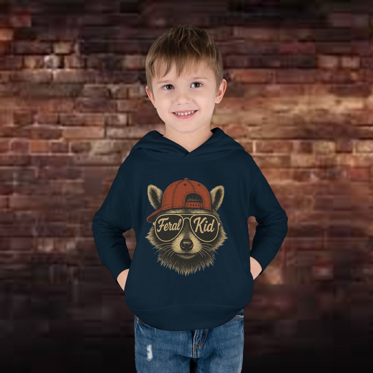 Feral Kid Fleece Hoodie for Toddlers