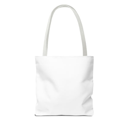 Horror Icons Panel Tote Bag — Black & White Slasher Character Collage