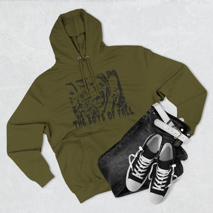 Spooky Boys of Fall Design Fleece Hoodie