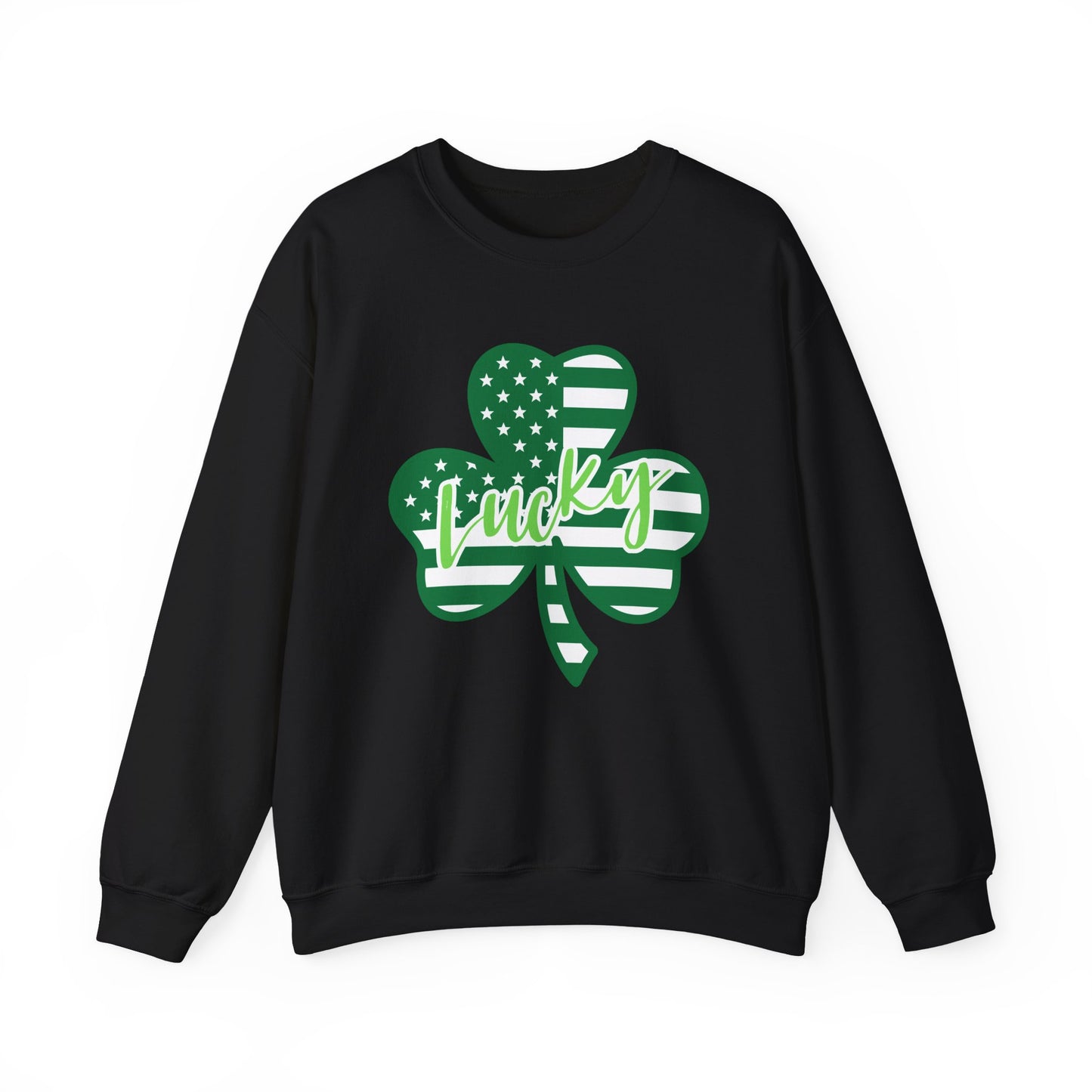 Lucky Shamrock Crewneck Sweatshirt