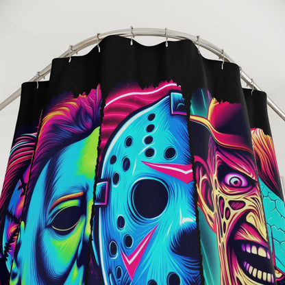 Halloween Horror Shower curtain