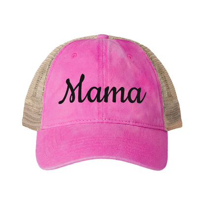 Women's Washed Mesh-Back Cap