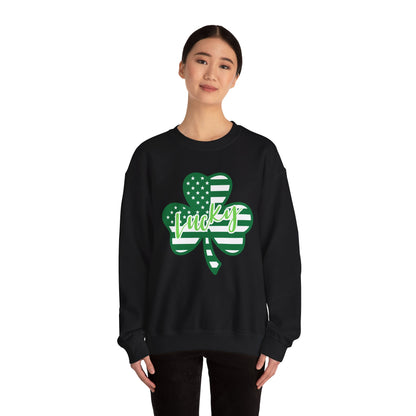 Lucky Shamrock Crewneck Sweatshirt