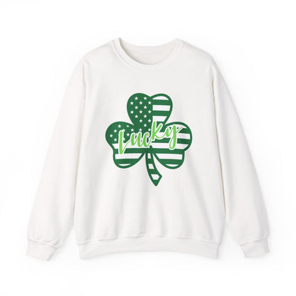 Lucky Shamrock Crewneck Sweatshirt