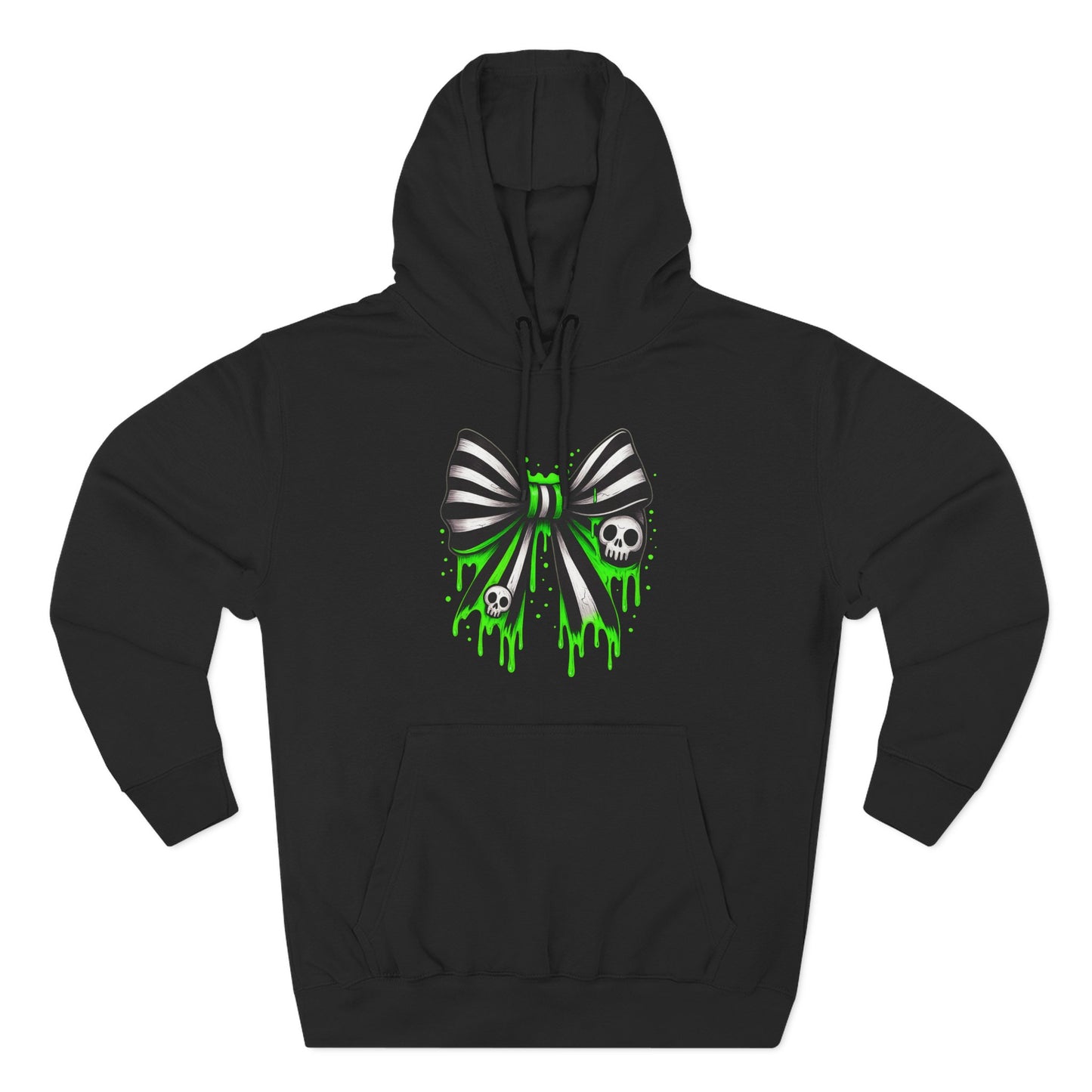 Beetlejuice Inspired Design Fleece Hoodie