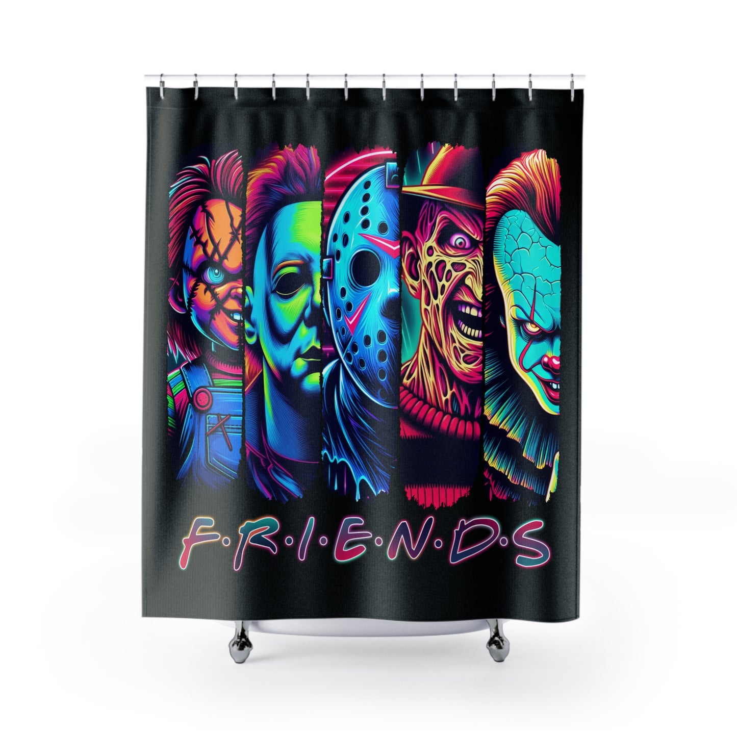 Halloween Horror Shower curtain