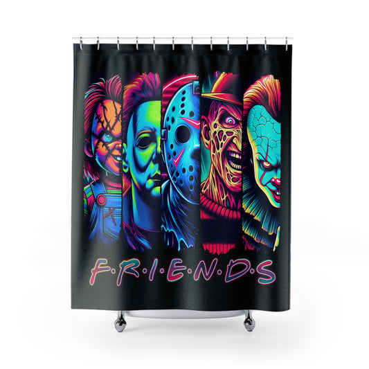 Halloween Horror Shower curtain
