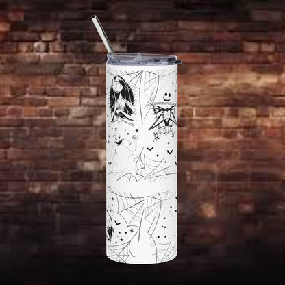 Nightmare Before Christmas inspired Stainless Steel Tumbler, 20oz