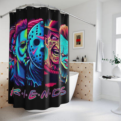 Halloween Horror Shower curtain