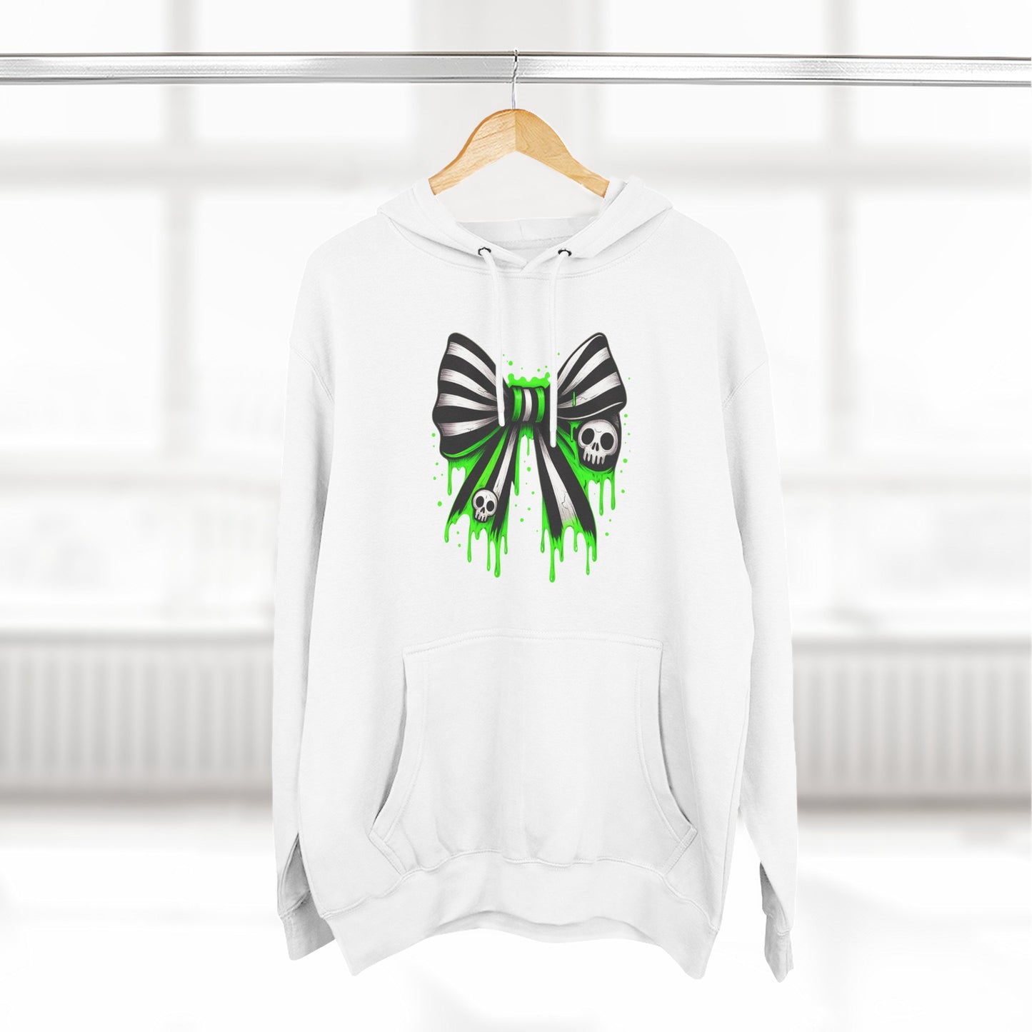 Beetlejuice Inspired Design Fleece Hoodie