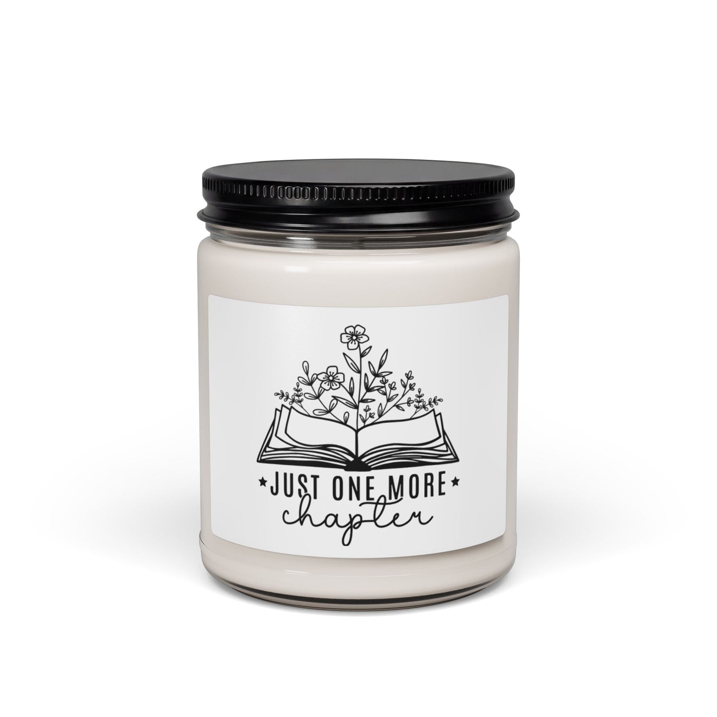 Book Lover Soy Candle – “Just One More Chapter” 9oz Scented Candle