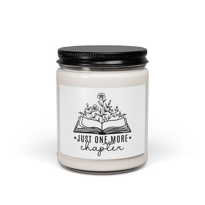 Book Lover Soy Candle – “Just One More Chapter” 9oz Scented Candle