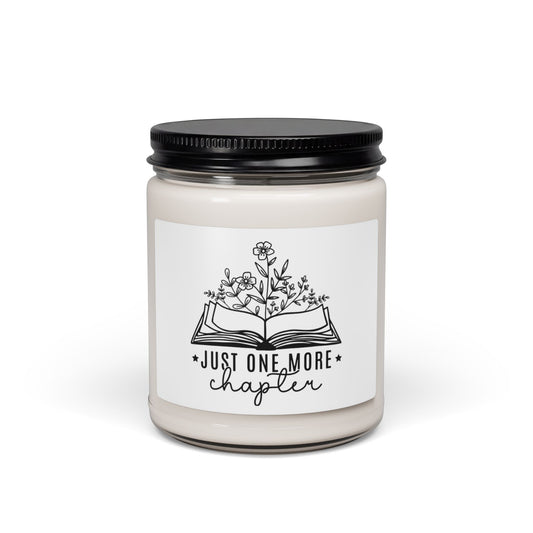 Book Lover Soy Candle – “Just One More Chapter” 9oz Scented Candle