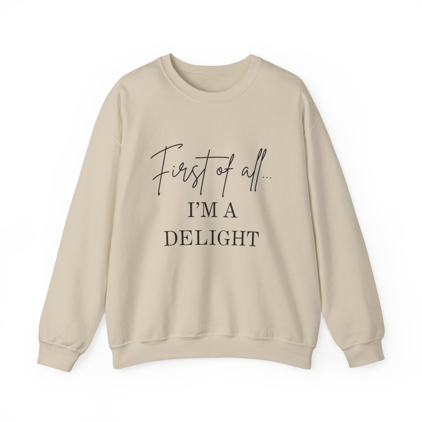 First of all… I’m a Delight Cozy Graphic Pullover