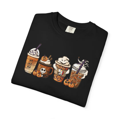 Nightmare Before Christmas Unisex T-shirt - Coffee Theme